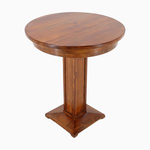 Art Deco Round Coffee Table, Czechoslovakia, 1940s