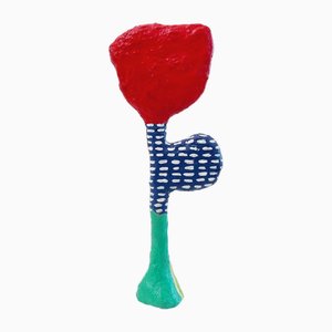 Nina Lanner, Flower Sculpture No.2, 2024, Acrylic, Paper & Plaster