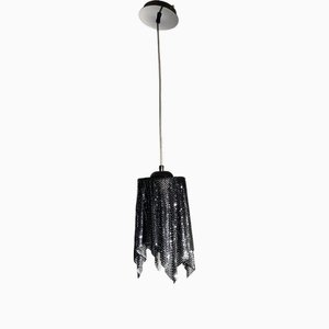 Schwarze Stellare Sp/1 Hängelampe von Ideal Lux, 1990