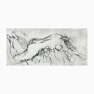 Anna Mikke, Akt, Radierung auf Papier, 2004