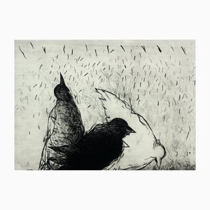 Anna Mikke, Birds, Etching on Paper, 2007