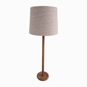 Height-Adjustable Floor Lamp in Teak from Domus, Denmark, 1970s