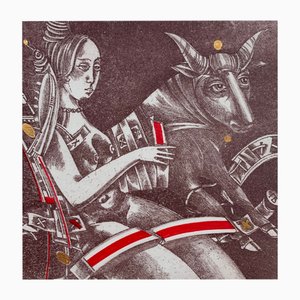 Bogdan Pikulicki, Ohne Titel, Druck auf geprägtem Papier