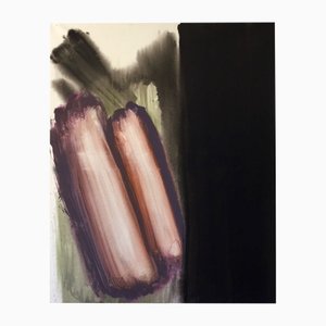 Gauthier Bruel, Aubergine, Acryl auf Leinwand, 2024
