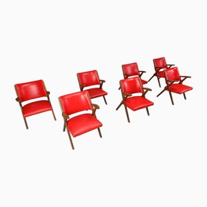 Set of Mid-Century Armchairs by Dal Vera, 1960s