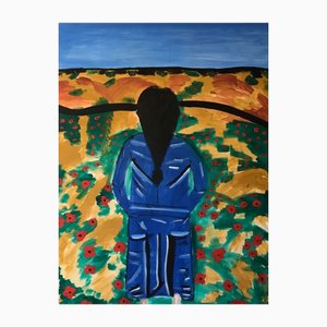 Gauthier Bruel, Figure, Acrylic on Canvas, 2024