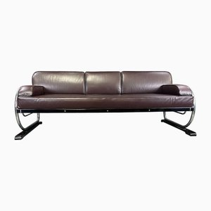 Verchromtes Bauhaus Sofa von Hynek Gottwald, 1930er