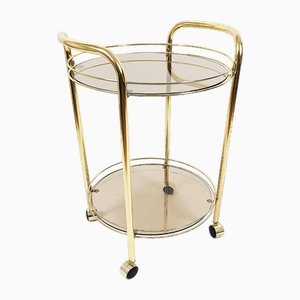 Bar vintage con ruote Golden, anni '80