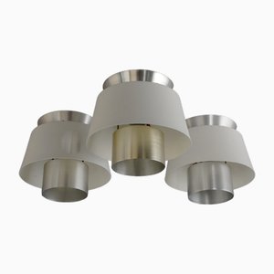 Lampade da soffitto Tivoli di Jorn Utzon per Nordisk Solar Compagni, Danimarca. Set di 3