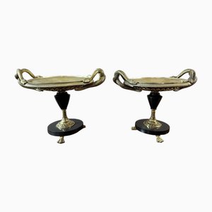 Cassolettes Napoléon III Antiques en Bronze, 1870, Set de 2