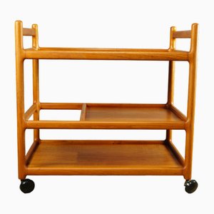 Bar Trolley in Teak by Henning Korch for Cf Christensen, 1960s