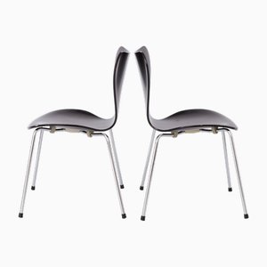 Set of Vintage Danish Chairs by Arne Jacobsen for Fritz Hansen, 1980s