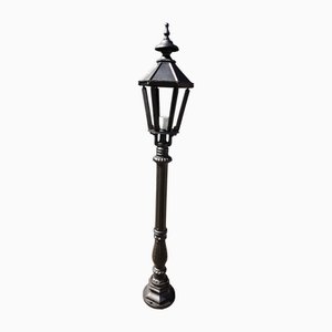 Lampadaire en Fonte avec Lanterne Hexagonale en Fonte