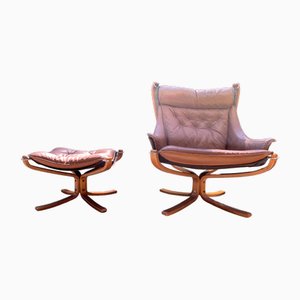 Mid-Century Falcon Chair by Sigurd Ressell for Vatne Møbler, 1970s
