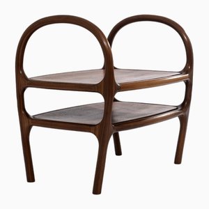 Walnut Aida Sculptural Table by Atelier Blouberg
