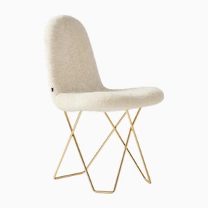Silla de comedor Cactus de piel de oveja de Cuero Design