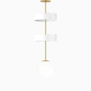 Lámpara colgante con esfera y círculos cortos de Atelier Areti