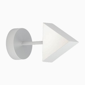 Triangle Box Nickel Wall Light by Atelier Areti