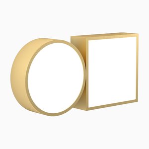 Shapes Square Brass Wall Light by Atelier Areti