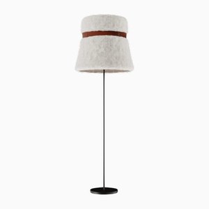 Glowing Ice Floor Lamp by Cuero Design