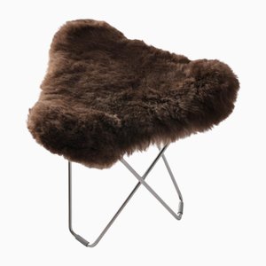 Iceland Flying Goose Footstool by Cuero Design