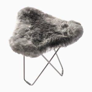 Iceland Flying Goose Footstool by Cuero Design