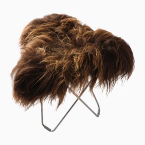 Iceland Flying Goose Footstool by Cuero Design