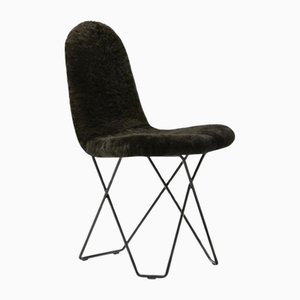 Silla de comedor Cactus de piel de oveja de Cuero Design