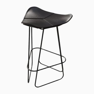 Taburete de mostrador Pampa de cuero de Cuero Design