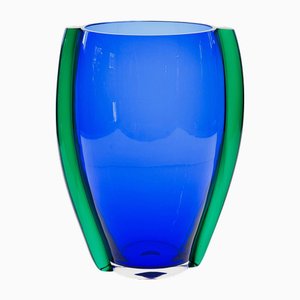 Large Murano Glass Vase or Ice Bucket by Marcello Furlan for Lip Murano
