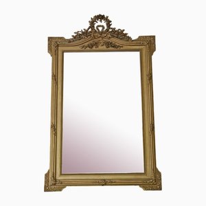 Grand Miroir Mural Overmantle Doré, 1890s