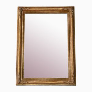 Specchio da parete grande dorato, XIX secolo