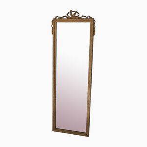 Large Gilt Full Height Floor Wall Dressing Mirror, 1890s