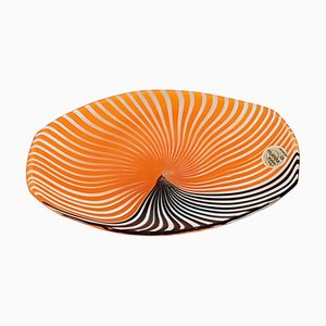 Small Murano Glass Plate by Gian Maria Potenza for La Murrina, 1970s