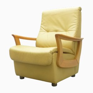 Fauteuil Mid-Century en Cuir, 1970s