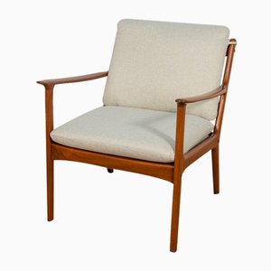 Butaca Pj112 de Ole Wanscher para Poul Jeppesens, Dinamarca, años 60