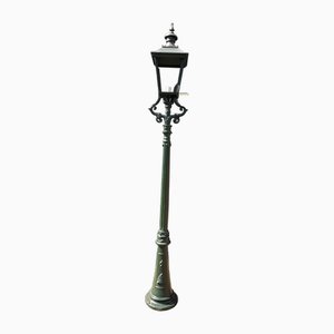Cast Iron Lamp Post Rotterdammer with Square Cast Iron Lantern