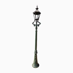 Cast Iron Lamp Post Rotterdammer with Hexagon Cast Iron Lantern