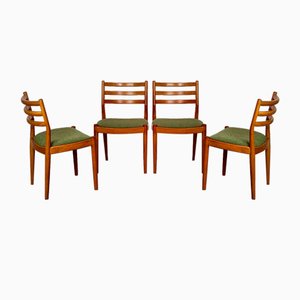 Chaises de Salle à Manger en Teck de Glostrup Møbelfabrik, 1960s, Set de 4