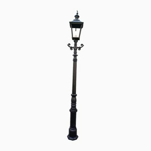 Cast Iron Lamp Post Doetinchem with Cast Iron Square Lantern