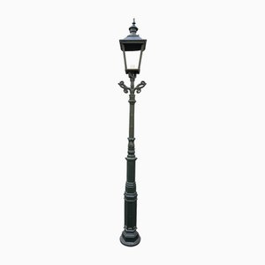 Cast Iron Lamp Post M2 with Cast Iron Square Lantern