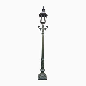 Lampadaire Romantica en Fonte avec Lanterne Hexagonale en Fonte