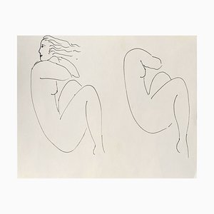 Anna Bertrand, Une Femme, Encre sur Papier