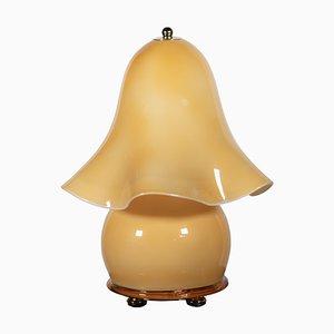 Frou Frou Table Lamp in Amber Murano Glass by Bottega Veneziana