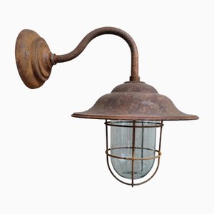 Lampe de Grange d'Extérieur Rouillé, France