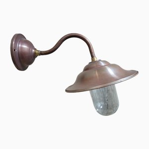 Französische klassische Kupfer-Außenlampe mit Scheunenlicht