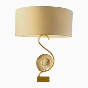 Lámpara de mesa neoclásica al estilo de Maria Pergay, Francia, años 60