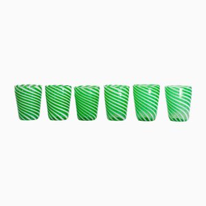 Medium Drinking Glasses in Murano Glass by Maryana Iskra for Ribes the Art of Glass, Set of 6