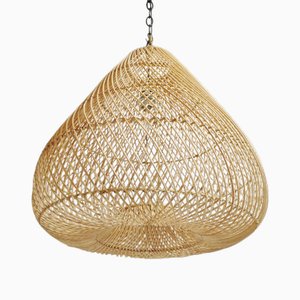 Batu Drop Laterne aus rohem Rattan, 2010er