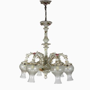 Lampadario D. Bassano in porcellana